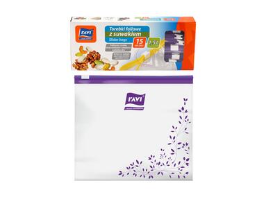 Zdjęcie: Torebki z suwakiem 1,5 L - 15 szt. RAVI