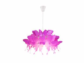 Lampa wisząca Farfalla ciemny róż LIGHT PRESTIGE