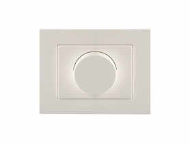 Ściemniacz LED bez ramki biały VILMA DPM SOLID