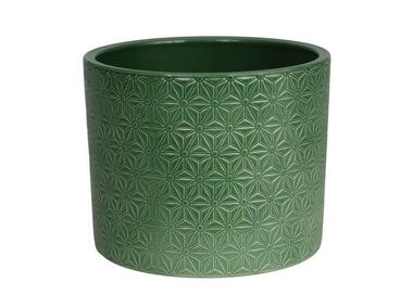 Zdjęcie: Osłonka doniczkowa Cylinder 415 - 13 cm zielony lazur CERMAX