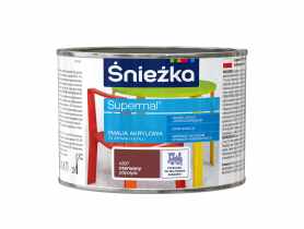 Emalia akrylowa Supremal A307 czerwony 0,4L ŚNIEŻKA