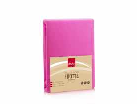 Prześcieradło Frotte z gumką 160x200 cm amarant MISS LUCY