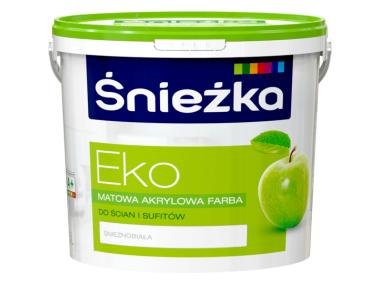 Zdjęcie: Farba EKO biały 5L ŚNIEŻKA