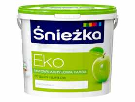 Farba EKO biały 5L ŚNIEŻKA