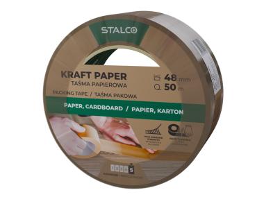 Zdjęcie: Taśma pakowa brązowa 48 mm x 60 m STALCO