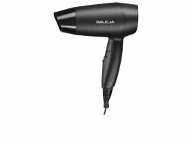 Suszarka do włosów składana turystyczna 1200 W czarna GALICJA