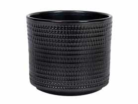 Osłonka doniczkowa Cylinder Calla 991 - 12 cm stare srebro CERMAX