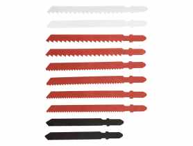 Brzeszczoty do wyrzynarki uchwyt typu T, 10 szt. VERTO