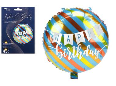 Zdjęcie: Balon foliowy Happy Birthday LGP art. 22116 DECOR