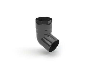 Zdjęcie: Kolanko rury spustowej 63 mm grafit GAMRAT