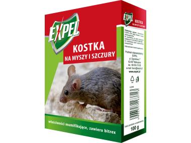 Zdjęcie: Kostka na myszy i szczury 100 g EXPEL