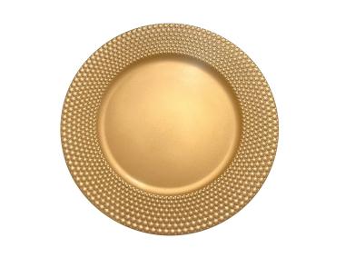 Zdjęcie: Podkładka pod talerz Krople 33 cm złota ALTOMDESIGN