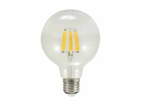 Żarówka dekoracyjna G80 E27 7,5 W clear POLUX