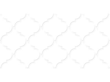Zdjęcie: Płytki Cor Wall white arabesca shiny 30x60 cm NETTO
