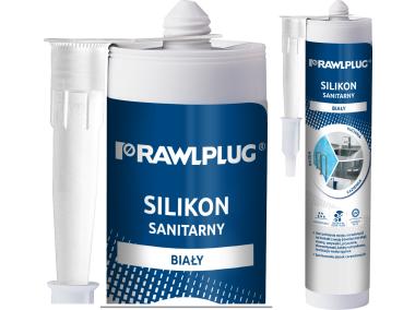 Zdjęcie: Silikon sanitarny biały 300 ml RAWLPLUG