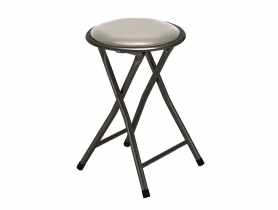 Taboret składany Alto Black szary TS INTERIOR