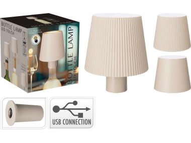 Zdjęcie: Lampka led na butelkę kremowa KOOPMAN