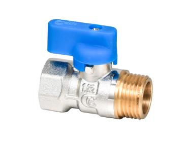 Zdjęcie: Zawór kulowy mini 1/2"WZ niebieski CALIDO
