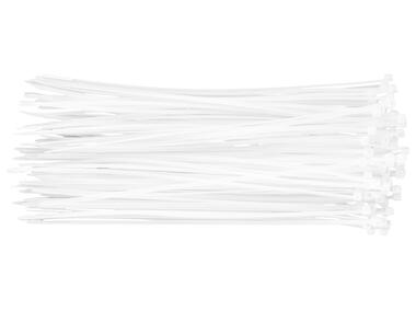 Zdjęcie: Opaski zaciskowe 2.5 x 200 mm, 100 szt., białe TOPEX