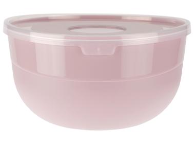 Zdjęcie: Miseczka 1,2 L z pokrywką, pudrowy róż DECOR