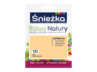 Zdjęcie: Farba Barwy Natury tester pole słoneczników 137 25ml ŚNIEŻKA