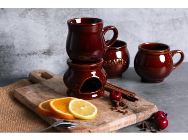 Zdjęcie: Kubek beczułka Grzaniec z uchem 250 ml ALTOM DESIGN