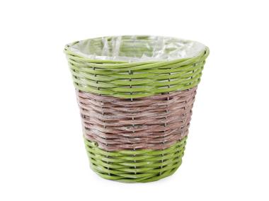 Zdjęcie: Osłonka wiklinow z folią 19x19x16 cm TIN TOURS