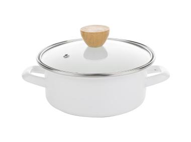 Zdjęcie: Garnek Frida 16 cm - 1,3 L biały EMALIA PLESZEW