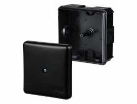 Puszka natynkowa 6-wylotowa 5x2,5 mm czarna EP-LUX IP55 EPN ELEKTRO-PLAST