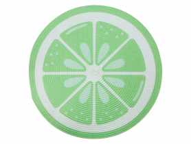 Mata słomkowa Tropicana okrągła średnica 38 cm dekoracja limonka ALTOM DESIGN
