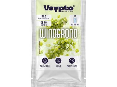 Zdjęcie: Napój w proszku do wody o smaku winogrono jasne 3 g VSYPTO