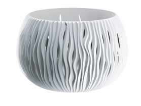 Doniczka Bowl Sandy basic biały 29 cm PROSPERPLAST