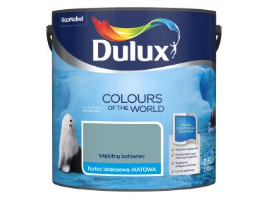 Zdjęcie: Farba do wnętrz Kolory Świata 2,5 L błękitny lodowiec DULUX