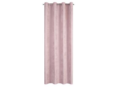 Zdjęcie: Zasłona gotowa Julie 140 x 250 cm pudrowy róż EUROFIRANY