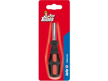 Zdjęcie: Uchwyt wkrętakowy do końcówek, 1/4", 145 mm TOP TOOLS