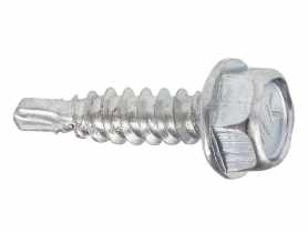 Wkręt samowiercący z podkładką EPDM do mocowania blach na zakład 48x19 - 500 szt. WKRĘT-MET