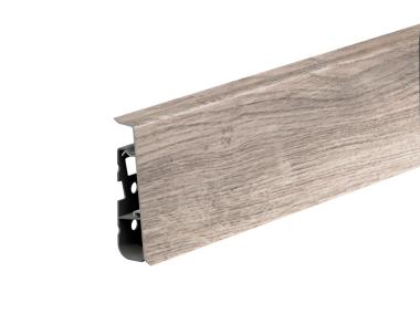 Zdjęcie: Listwa przypodłogowa PVC Hi Line Prestige 2,2x7,5 cm 2,50 m Hikora Disco Mat CEZAR