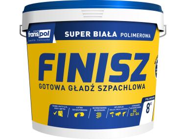 Zdjęcie: Gładź szpachlowa gotowa Finisz 8 kg FRANS-POL