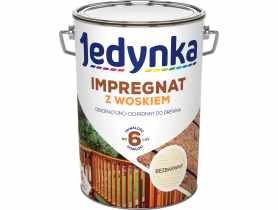 Impregnat do drewna z woskiem bezbarwny 5 L JEDYNKA