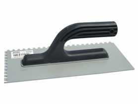 Paca plastikowa 270x130 mm, zab 8x8 mm, uchwyt otwarty PROFIX