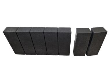 Zdjęcie: Obrzeże Fem łuk 6x28x10 cm brązowy gładki POLBRUK