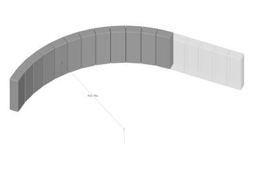 Zdjęcie: Obrzeże Fem łuk 6x28x10 cm brązowy gładki POLBRUK