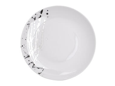 Zdjęcie: Talerz deserowy Splendor 22 cm biały platyna KAROLINA