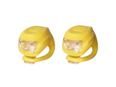 Zdjęcie: Zestaw silikonowych lampek rowerowych Silicon Led BOTTARI