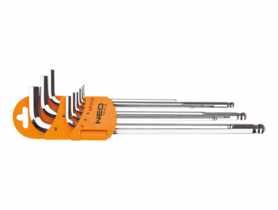 Klucze sześciokątne 1.5-10 mm, zestaw 9 sztuk NEO