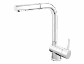 Bateria zlewozmywakowa z wyciąganym natryskiem Toledo, chrom FERRO