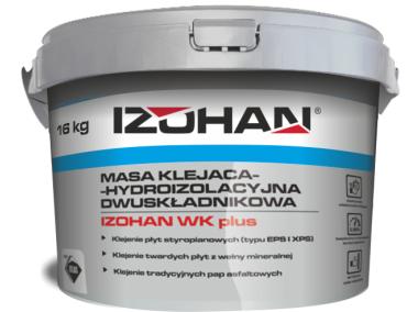Zdjęcie: Masa klejąco-hydroizolacyjna dwuskładnikowa WK plus IZOHAN