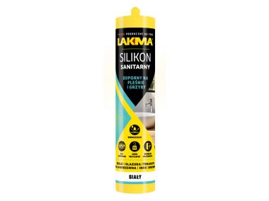Zdjęcie: Silikon sanitarny biały 280 ml LAKMA