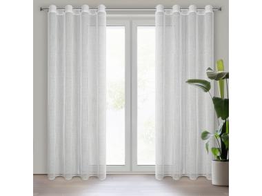 Zdjęcie: Firana gotowa Atena 140 x 260 cm biały EUROFIRANY