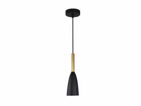 Lampa wisząca 1-punktowa Solin czarno-złota LIGHT PRESTIGE